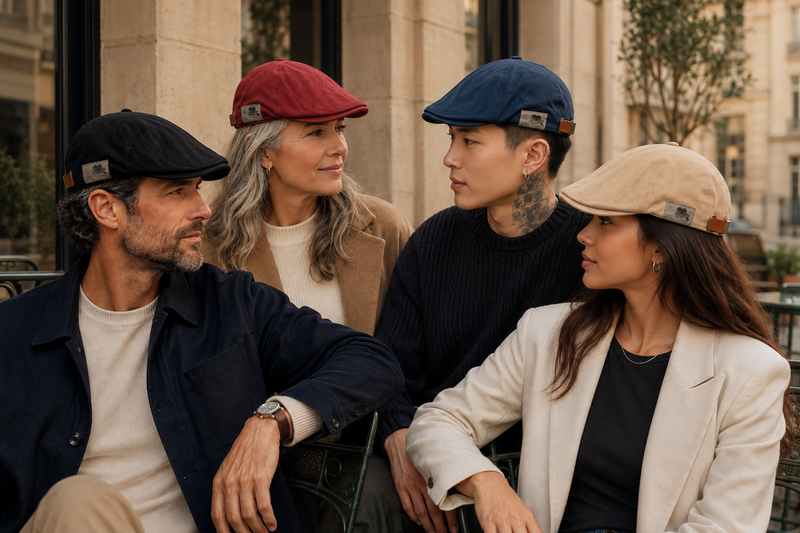 Trio de casquettes Kyawu, plusieurs générations et coloris