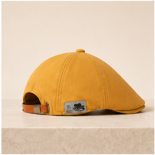 Casquette Kyawu jaune moutarde